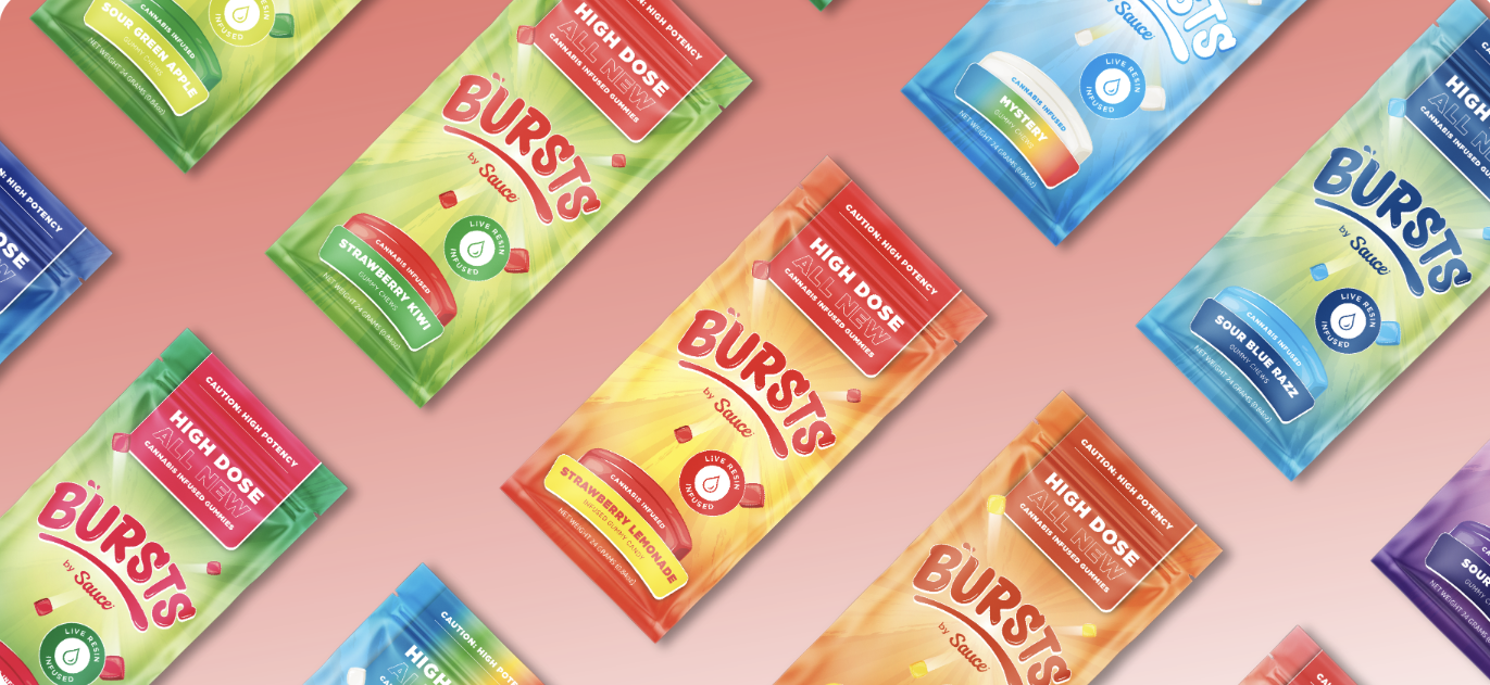 burst by sauce